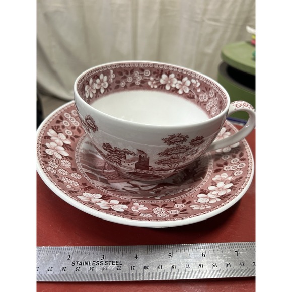 Spode Archive Series Tower Jumbo Cup and Saucer - Picture 1 of 8